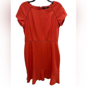 Alex Marie Vibrant Orange Dress